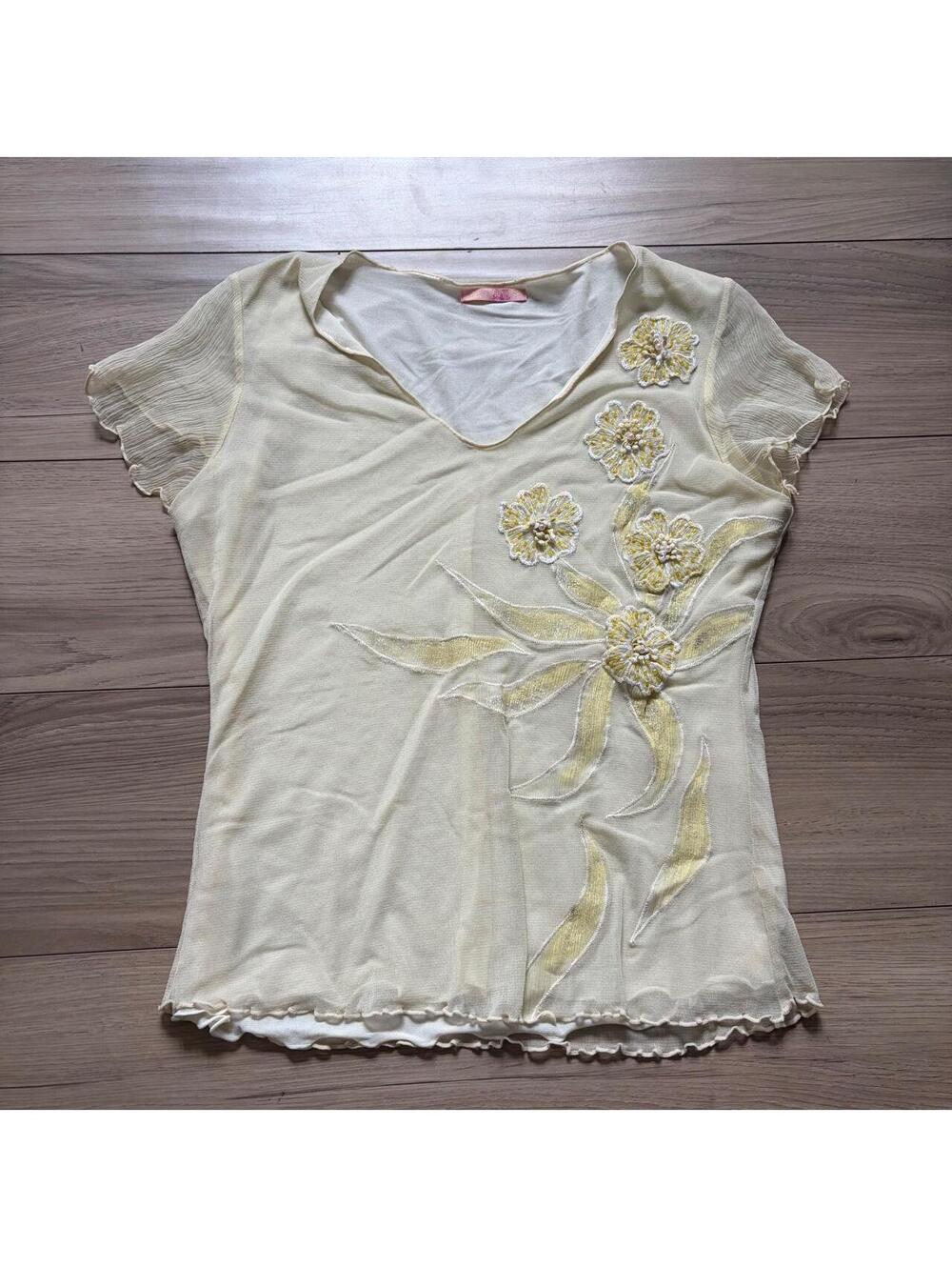 Y2K FAIRY CORE BEADED TOP - Picture 2 of 6